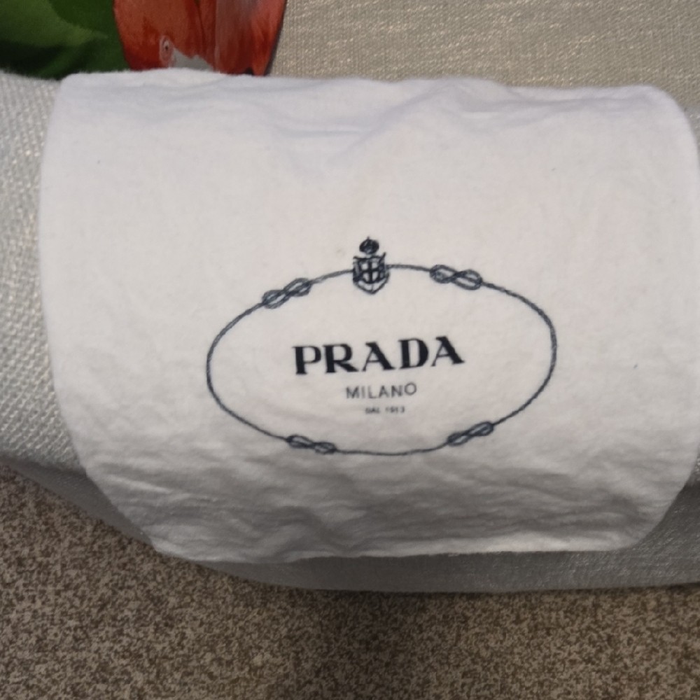 Prada Elegant White Dust Bag